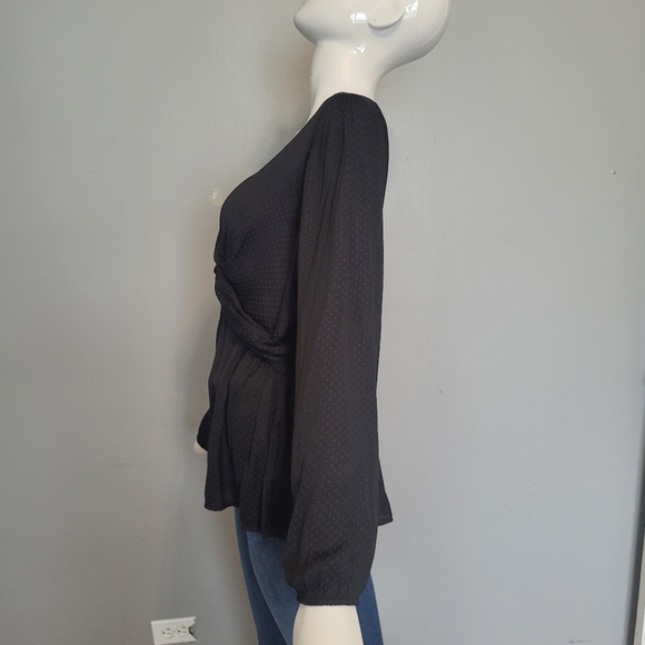 Pleione Twist Front Blouse, VGUC, Size M - Picture 4 of 7